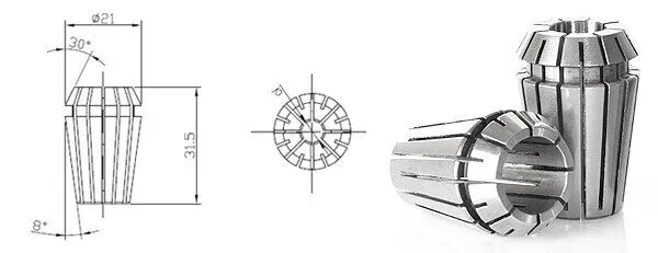 ER 20 Collet 1/2" - Image 1