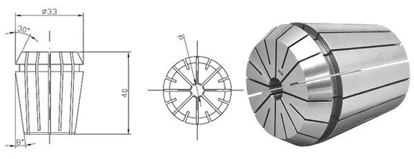 ER 32 1/4" Collet - Image 1