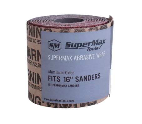 SUPMX-616-100_Abrasive20Wraps-01 100 grit, 16" Drum Sander, Individual Wrap - Image 1
