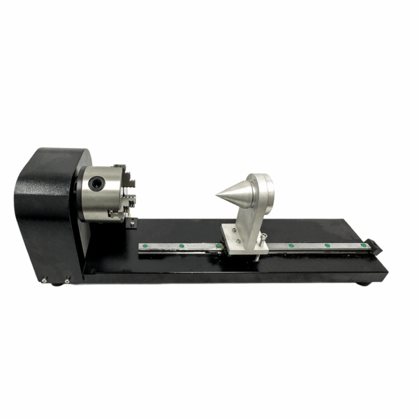 3 Jaw Rotary Attachment for Lasers - 80mm Dia 600mm Length