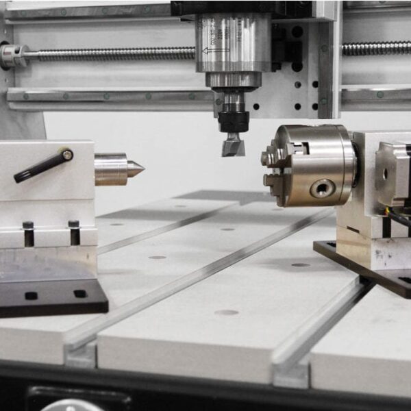 Rotary 4th Axis Attachment for IQ Desktop Router 8"