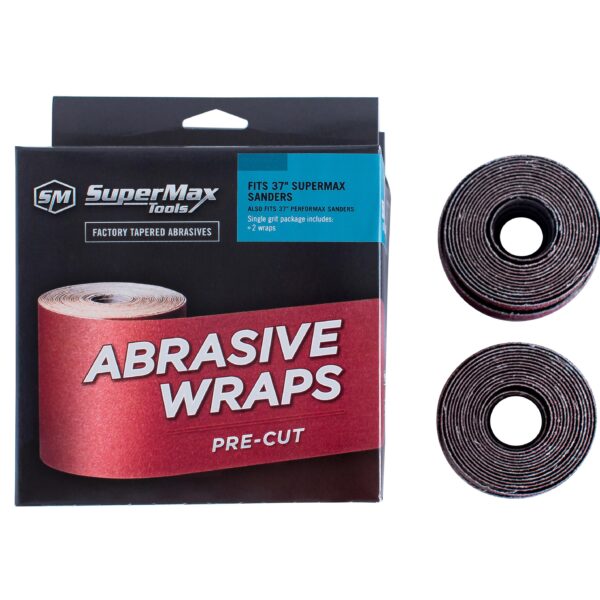 120 Grit: 37" Drum Sander (2- wraps per box)