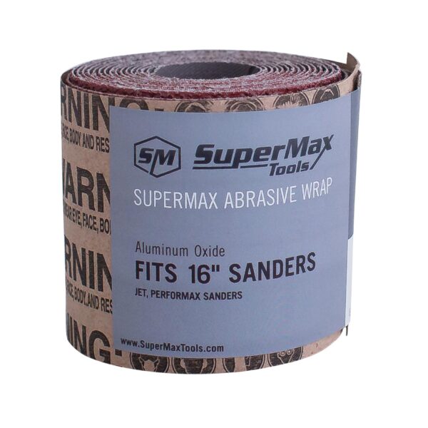 220 grit, 16" Drum Sander, Individual Wrap