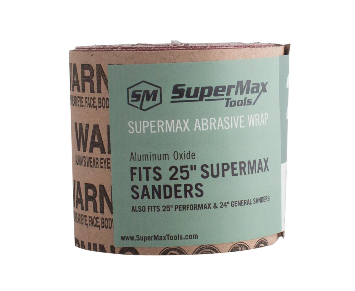 24 grit, 25" Drum Sander, Individual Wrap - Image 1