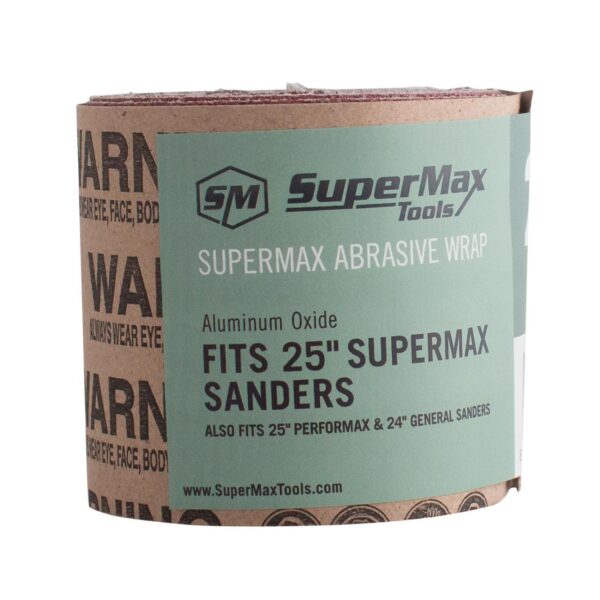 150 grit, 25" Drum Sander, Individual Wrap