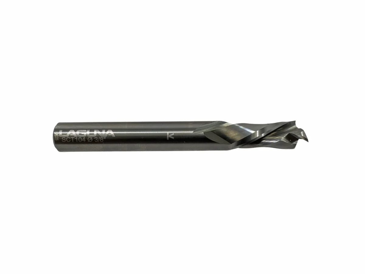 3/8" Spiral Mortise Router Bit, 3 Flute CNC Router Bit - Image 1