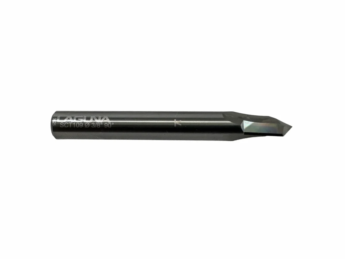 3/8" 2-Flute 90 Degree V-Groove CNC Router Bit - Image 1